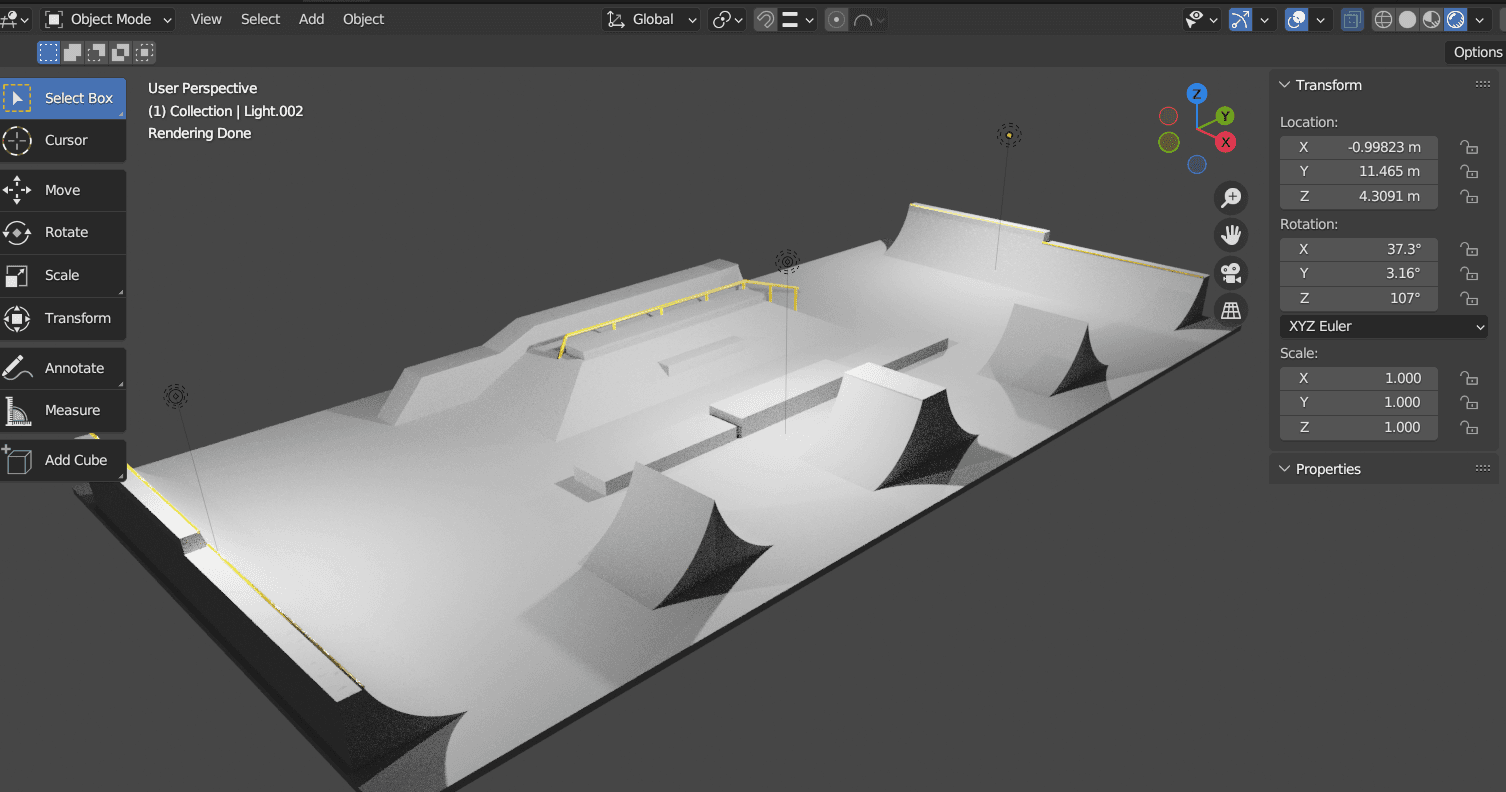 Diseños 3D en Blender con Three.js